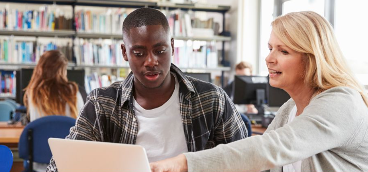 Sesión de examen de teoría con intérprete en Holanda.
